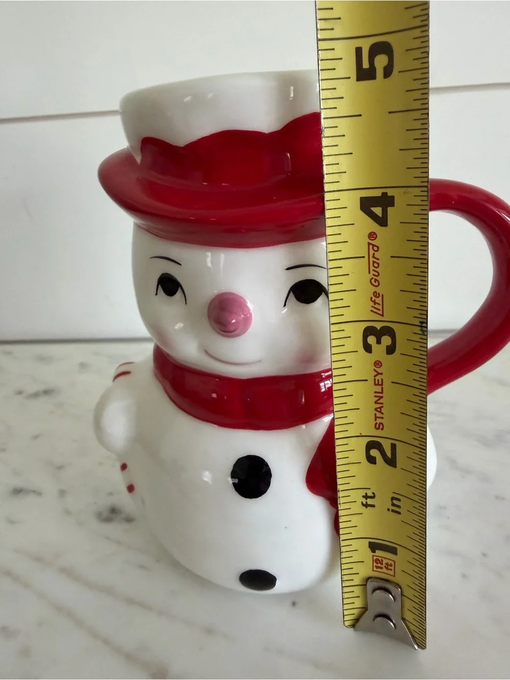 Pottery Barn Snowman Mug